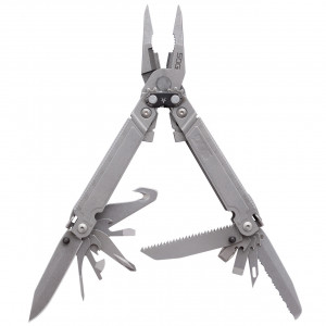 Multitool SOG PowerAccess Assist Stone, 21 functii, otel 5Cr15MoV, deschidere asistata