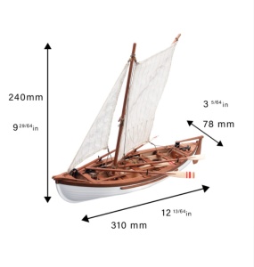 Navomodel barca de pescuit Whaling Ship Providence , scara1:25 - Artesania Latina - Img 3