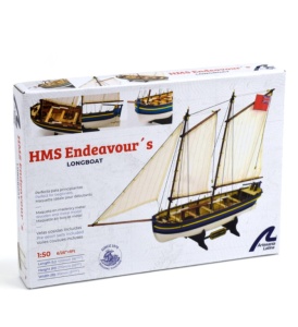 Navomodel Barca lunga a capitanului HMS Endeavour, scara 1:50 - Artesania Latina - Img 7