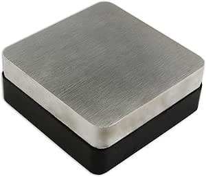 Nicovala patrata din otel inoxidabil pentru pielarie, 60 x 60 x 25 mm