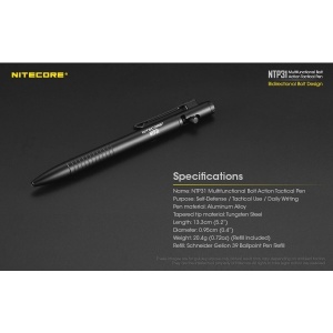 Nitecore NTP31 Pix Tactic Aluminiu Spargator Geam - Img 15