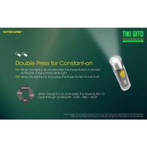 Nitecore TIKI GITD - Lanterna Breloc Fosforescenta - Img 15