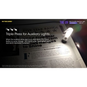 Nitecore TIKI UV - Lanterna Breloc cu Lumina UV - Img 18