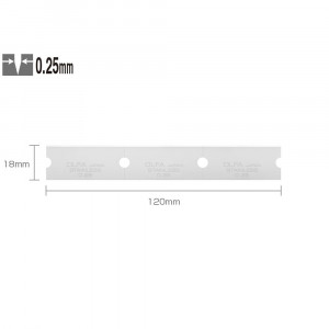 OLFA GSB-1S Lame razuitor inox pentru GSR-1, 30 buc - Img 2