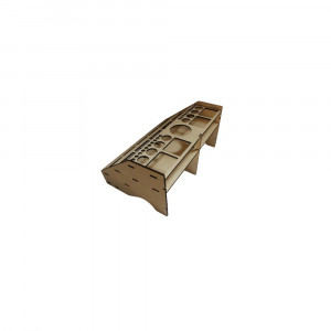 Organizator scule de pielarie din placaj de cedru – 43 compartimente (32.3 x 20.7 cm) - Img 4
