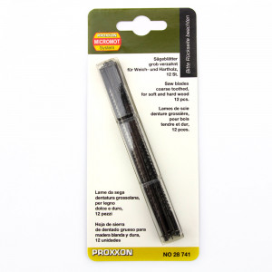 Panze cu pin pentru traforaje, 10TPI, 12 buc, Proxxon 28741 - Img 7