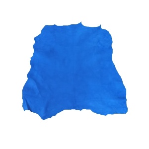 Piele Camoscio Azure pentru Proiecte Mici - Piele Naturala (cod CAM 10)