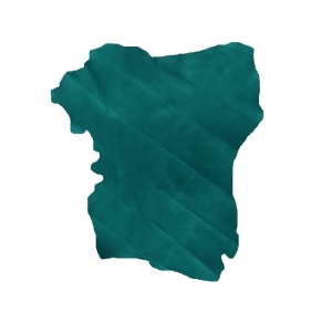 Piele Camoscio Verde pentru Proiecte Mici - Piele Naturala (cod CAM 31)