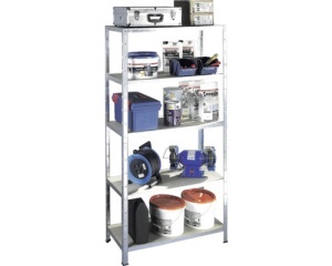 Raft metalic depozitare Schulte 90 x 45 x 180 cm, 5 polite, 200 kg - Img 2