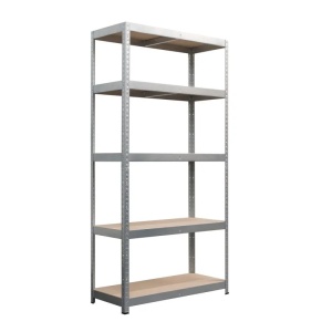 Raft metalic pentru depozitare 180 x 90 x 40 cm, 5 polite, 175 kg/polita, galvanizat