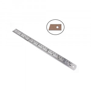 Rigla cu talpa de pluta 30 cm pentru masurare precisa - Img 2