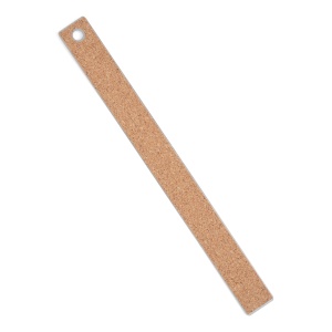 Rigla din INOX pentru pielarie cu talpa de pluta, 30 cm, Tandy Leather - Img 2