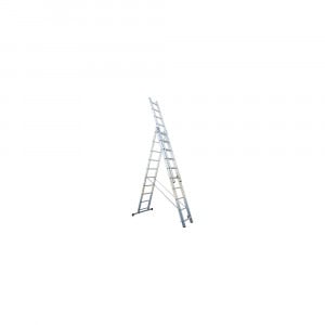 Scara tripla aluminiu universala 3x10 trepte - Img 1