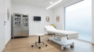Scaun profesional Labor baza CR, taburet rotativ tapitat - Img 2