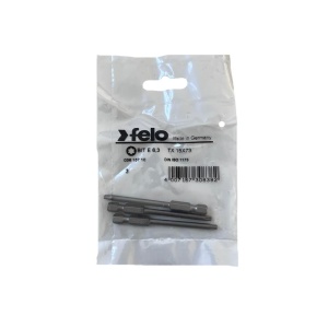 Set 3 biti Felo, seria Industrial profil Torx, E6.3, TX15, 73mm - Img 1