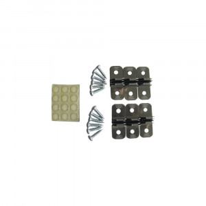 Set accesorii Dolle Duofix de fixat polite de sticla/lemn, prindere pe suporti - Img 2