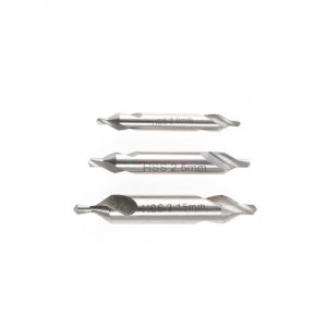 Set burghie HSS pentru centruire, Proxxon 24630 - Img 4