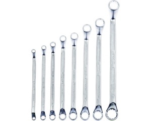 Set chei inelare cu cot duble WGB, 6-23 mm, 8 piese, crom-vanadiu