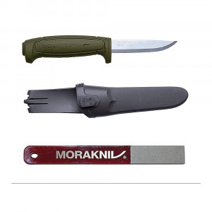 Set Cutit Morakniv utilitar Basic 511 + Diamant ascutire, Morakniv - Img 1