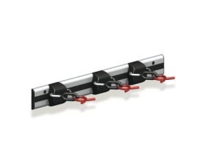 Șină de perete pentru unelte Coaxis x-star 500mm max. 40kg, aluminiu, incl. 3 suporți pentru unelte