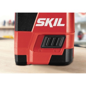 SKIL 1910 AA Nivela laser cu linie în cruce, lumina rosie, raza actiune 15m, prindere trepied 1/4, Accu Li-Ion, include incarcator micro USB si clema de prindere - Img 10