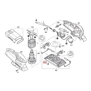 SKIL 2610398584, Placa de baza pentru slefuitorul cu vibratii SKIL 7361