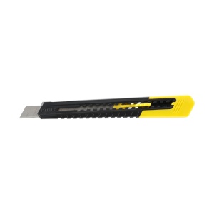 Stanley 0-10-150, Cutter cu blocare prin glisare, dispozitiv de rupere a lamei, 130mm + o lama segmentata 9mm - Img 1