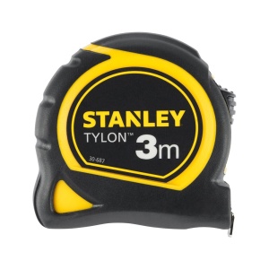 Stanley 0-30-687, ruleta Tylon 3m, tru-zero, protectie din cauciuc, anti-alunecare, 3m x 13mm, blister - Img 1