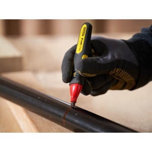 Stanley 0-47-315, Set 3 markere Fatmax, negru, albastru si rosu, permanente cu varf lat - Img 11
