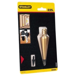 Stanley 0-47-973, Fir cu plumb pentru arhitecti, corp din alama + un varf nr 8 - Img 2