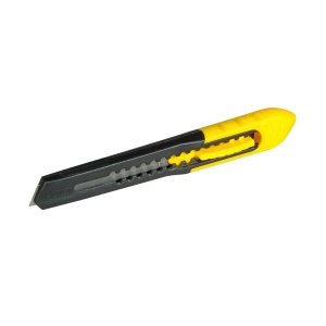 Stanley 1-10-150, Cutter cu lama segmentata si blocare prin glisare, 130mm + o lama segmantata 9mm - Img 1