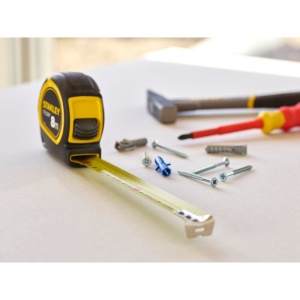 Stanley 1-30-657, ruleta Tylon 8m, tru-zero, protectie din cauciuc, anti-alunecare, 8m x 25mm - Img 4