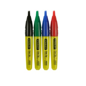 Stanley 1-47-329, 72 de markere mini cu varf subtire, negru, rosu, verde si albastru - Img 3