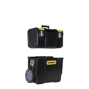 Stanley 1-70-327, Sistem de depozitare 3 in 1, mobil, inchizatoare metalice, roti de 7" - Img 6