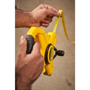 Stanley 2-34-792, ruleta deschisa cu banda din fibra de sticla 30m, masurari de precizie, tru-zero, rezistenta la coroziune, 30m x 13mm, blister - Img 6