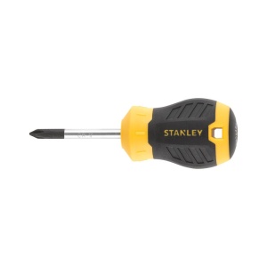 Stanley STHT16154-0, surubelnita Stubby scurta Cushion Grip cu varful cruce PH1 si lungimea tijei de 45mm, PH1x45
