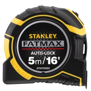 Stanley XTHT0-33503, ruleta autolock fatmax 5m, Mylar®, BladeArmor, magnet fix, 5m/16Inch x 32mm + un carlig detasabil, blister - Img 2