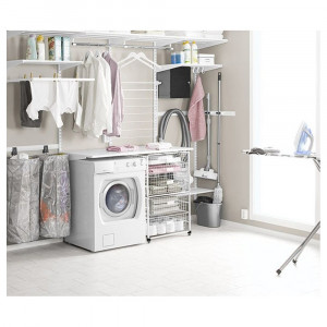 Suport simplu raft pe sina Dolle Single Slot 200mm, pentru rafturi modulare - Img 7