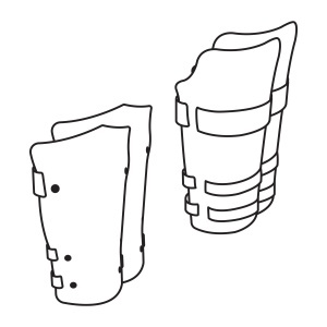Tipar hartie aparatori de antebrat (Arm Bracers) - Tandy Leather 56445-00