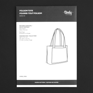 Tipar hartie geanta tote Folsom (Folsom Tote) - Tandy Leather 56416-00 - Img 2