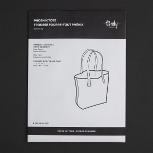 Tipar hartie geanta tote Phoenix (Phoenix Tote) - Tandy Leather 56403-00 - imagine 4