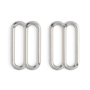 Trecatori (strap slides) nichelate, set 2 buc - Tandy Leather - imagine 2