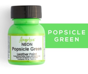 Vopsea acrilica Angelus neon (Neon / Fluorescent) pentru piele si adidasi, 118 ml - Img 9