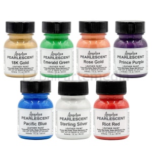 Vopsea acrilica Angelus perlata (Pearlescent) pentru piele si adidasi, 29.5 ml - Img 1
