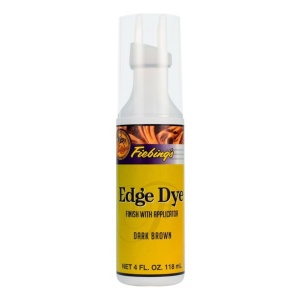 Vopsea canturi piele cu aplicator Fiebing's Edge Dye Finish (118 ml) – Finisare Rapida si Uniforma - Img 3