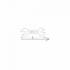 1612/2 Cheie ax roata bicicleta, 13 x14 x15 x17, Unior - Img 2