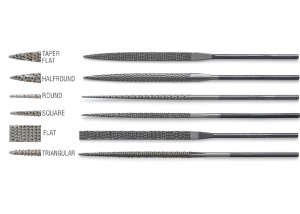 7312 Pila ac/ raspel conic-plat pentru modelism, Amati - Img 2
