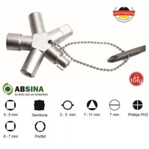 AB-1008 Cheie universala pentru panouri, ABSINA