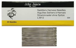 Ace de cusut manual piele si marochinarie John James, NR. 4 MICI - Img 1