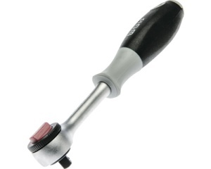 Antrenor cu clichet reversibil WGB 1/4" 140 mm, crom-vanadiu - Img 4
